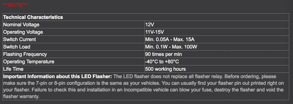 For Suzuki DRZ400S/SM GSXR GSX DL 7-Pin Flasher Relay LED Signal Light Blinker