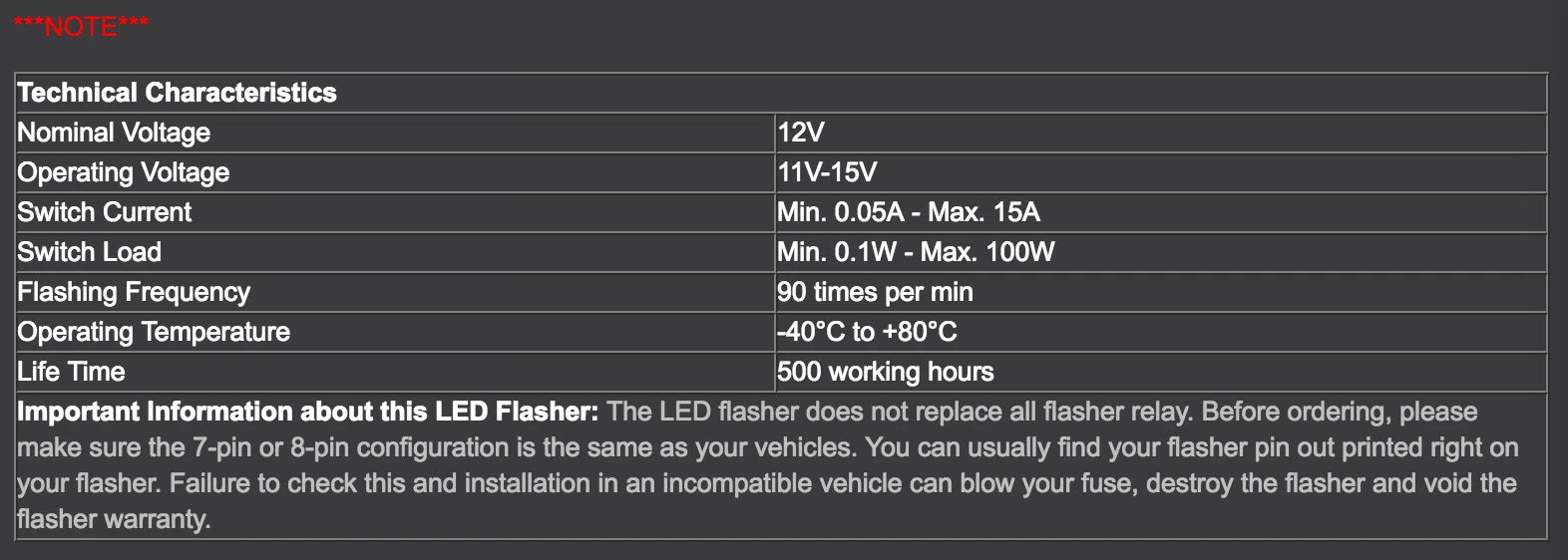 For Suzuki DRZ400S/SM GSXR GSX DL 7-Pin Flasher Relay LED Signal Light Blinker