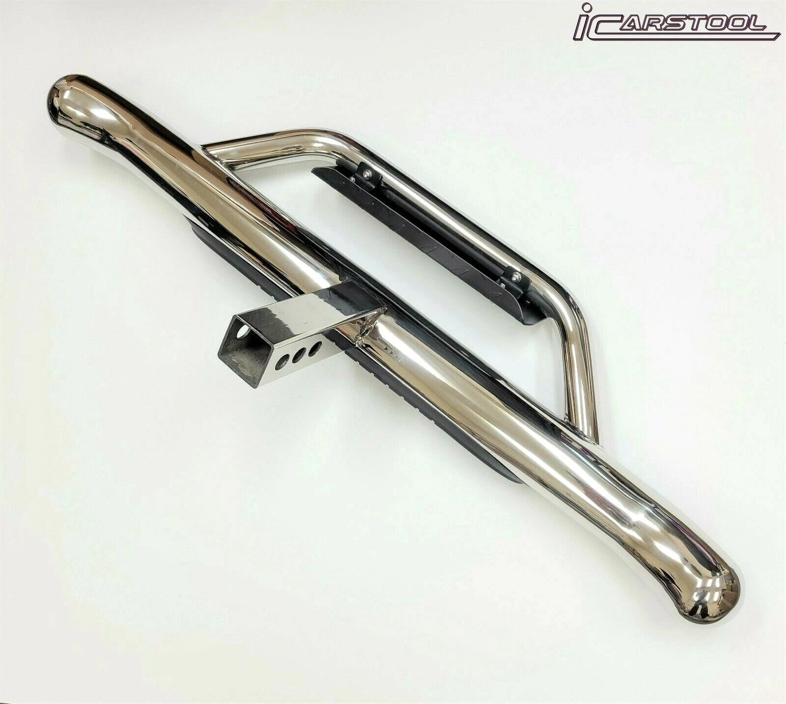 2" Receiver Truck Heavy Duty Steel Tow Hitch Step Bar Guard Drop Step Chrome New