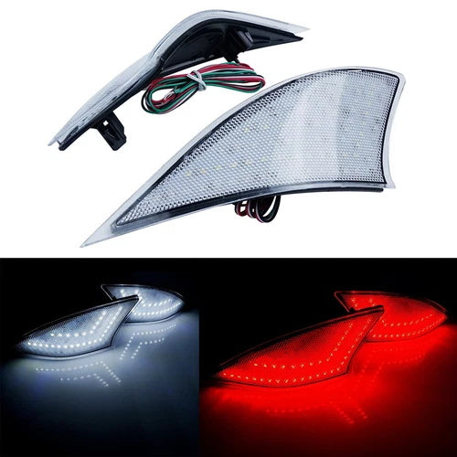 Clear Lens LED Bumper Reflector Tail Brake Light For 14+ Lexus IS 250 300h XE30 IS350 IS-F OEM#81910-53050, 81920-53050 ﻿