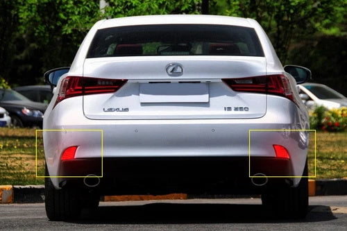 Clear Lens LED Bumper Reflector Tail Brake Light For 14+ Lexus IS 250 300h XE30 IS350 IS-F OEM#81910-53050, 81920-53050 ﻿