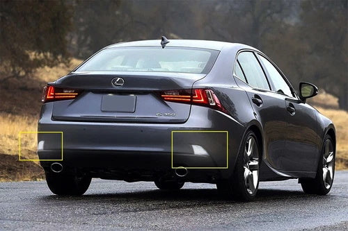 Clear Lens LED Bumper Reflector Tail Brake Light For 14+ Lexus IS 250 300h XE30 IS350 IS-F OEM#81910-53050, 81920-53050 ﻿